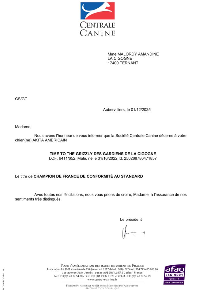 bravo à nos derniers champions de 2025